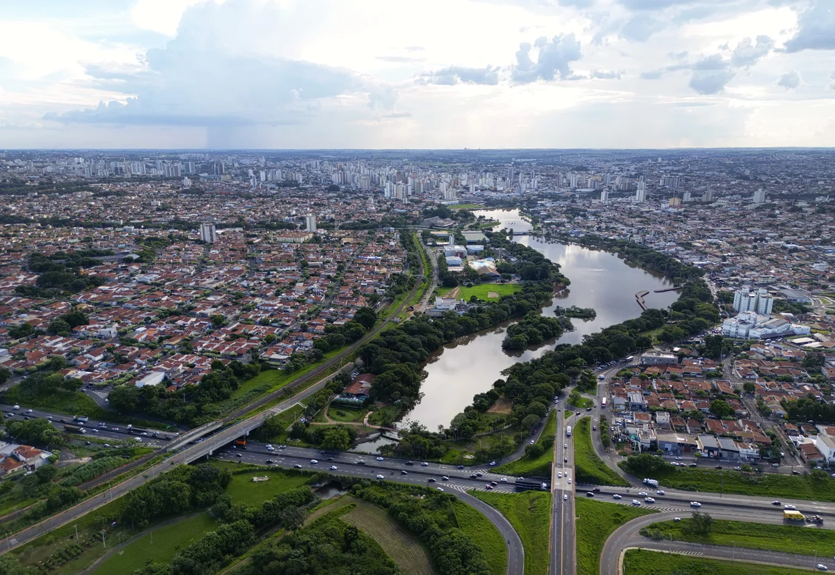Vista aérea de São José do Rio Preto, São Paulo